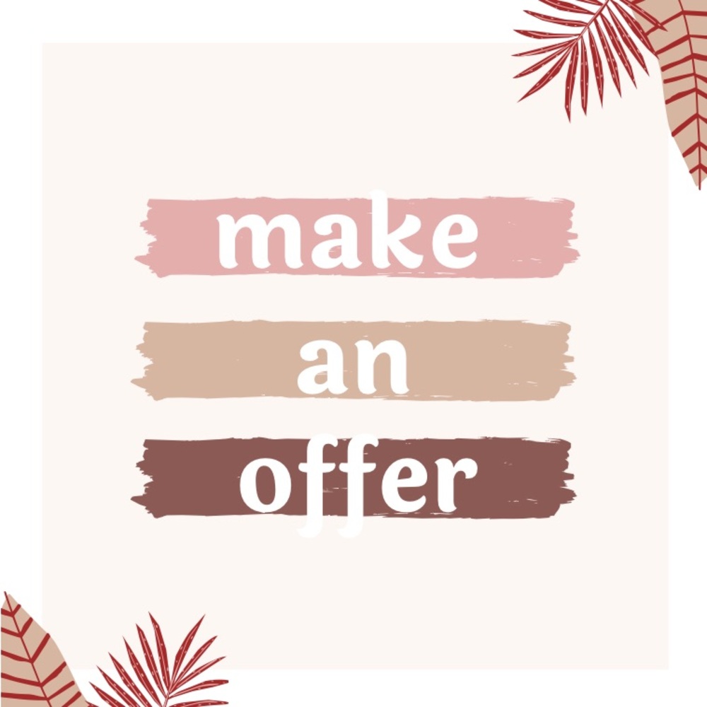 Open to offers! 🙌🏼